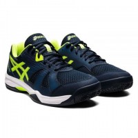 Zapatillas Asics Gel Padel Pro 5 Azul French Verde Hazard