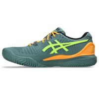 Zapatillas Asics Gel Resolution 9 Padel Celadon Amarillo  Oferta + Barato