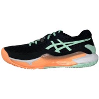 Chaussures Femme Asics Gel Resolution 9 Padel Black Mint  Offre - Pas cher