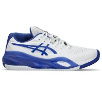 Tênis Asics Gel Resolution X Clay Branco Azul Cobalto  Oferta + Barato