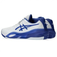 Tênis Asics Gel Resolution X Clay Branco Azul Cobalto  Oferta + Barato