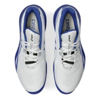 Tênis Asics Gel Resolution X Clay Branco Azul Cobalto  Oferta + Barato