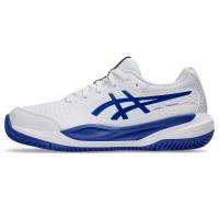 Tênis Asics Gel Resolution X Clay GS Branco Azul Cobalto Júnior  Oferta + Barato