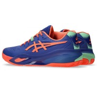 Zapatillas Asics Gel Resolution X Padel Azul Cobalto Coral  Oferta + Barato