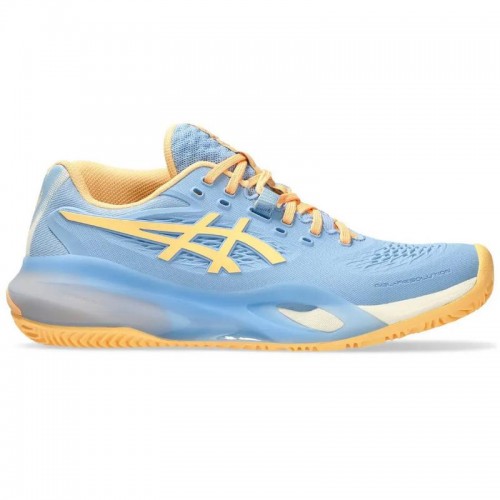 Asics Gel Resolution X Padel Blue Stone Orange Women''s Sneakers Asics Gel Resolution X Padel Blue Stone Orange Women''s Sneakers
