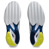 Zapatillas Asics Solution Speed FF 3 Clay Blanco Azul Mako  Oferta + Barato