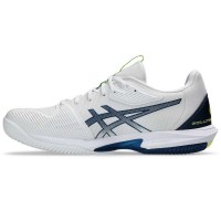 Zapatillas Asics Solution Speed FF 3 Clay Blanco Azul Mako  Oferta + Barato