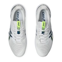 Zapatillas Asics Solution Speed FF 3 Clay Blanco Azul Mako  Oferta + Barato