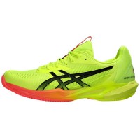 Zapatillas Asics Solution Speed FF 3 Clay Paris Amarillo Negro  Oferta + Barato
