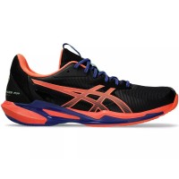 Tênis Asics Solution Speed FF 3 Padel Black Coral  Oferta + Barato