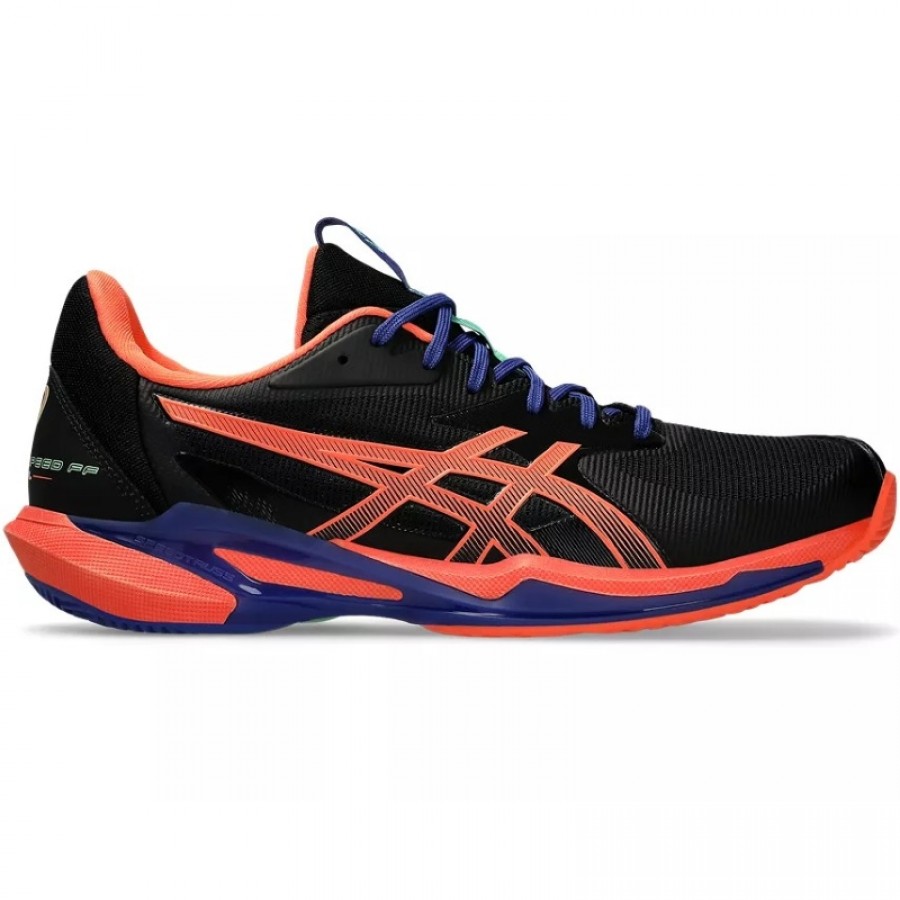 Tênis Asics Solution Speed FF 3 Padel Black Coral  Oferta + Barato