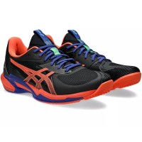 Tênis Asics Solution Speed FF 3 Padel Black Coral  Oferta + Barato