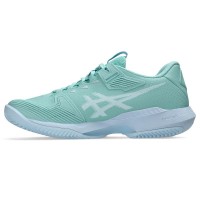 Asics Solution Speed FF 4 Clay Blue Green Women''s Sneakers