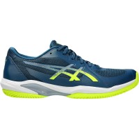 Zapatillas Asics Solution Swift FF 2 Clay Azul Mako Amarillo  Oferta + Barato