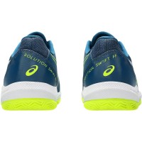 Zapatillas Asics Solution Swift FF 2 Clay Azul Mako Amarillo  Oferta + Barato
