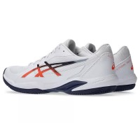 Zapatillas Asics Solution Swift FF 2 Clay Blanco Azul Naranja  Oferta + Barato