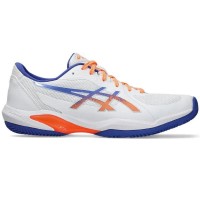 Asics Tênis Solution Swift FF 2 Padel Branco Azul Cobalto  Oferta + Barato