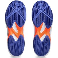 Asics Tênis Solution Swift FF 2 Padel Branco Azul Cobalto  Oferta + Barato