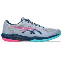 Zapatillas Asics Solution Swift FF 2 Padel Gris Azul Mako  Oferta + Barato