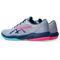 Zapatillas Asics Solution Swift FF 2 Padel Gris Azul Mako  Oferta + Barato
