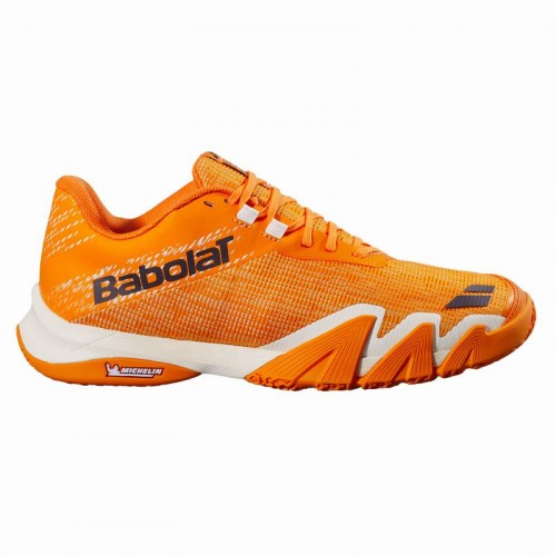 Zapatillas de Padel Babolat Jet Viva Naranja Crema