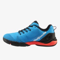 Bullpadel Fede Chingotto Vertex Hybrid Fly 22I Royal Blue Red Scarpe