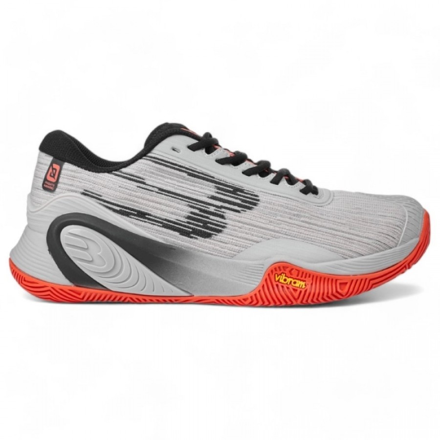 Zapatillas Bullpadel Paquito Navarro Hack Vibram 25V Gris Claro  Oferta + Barato