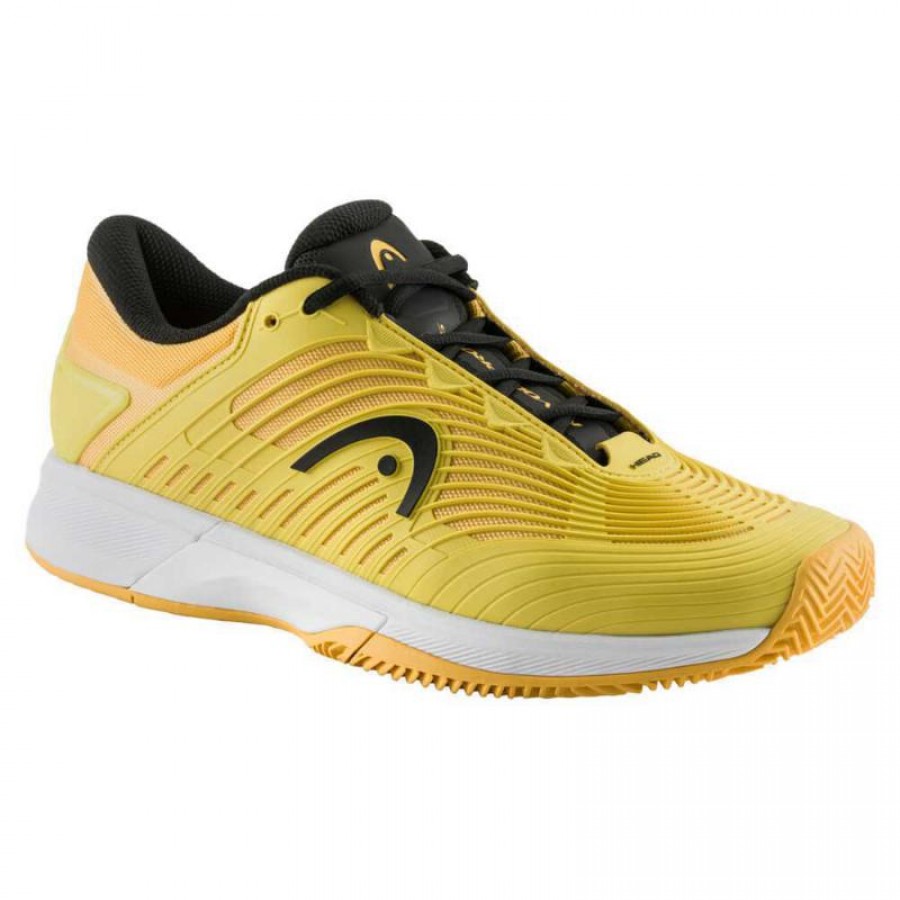 Zapatillas Head Revolt Pro 4.5 Clay Banana Negro  Oferta + Barato