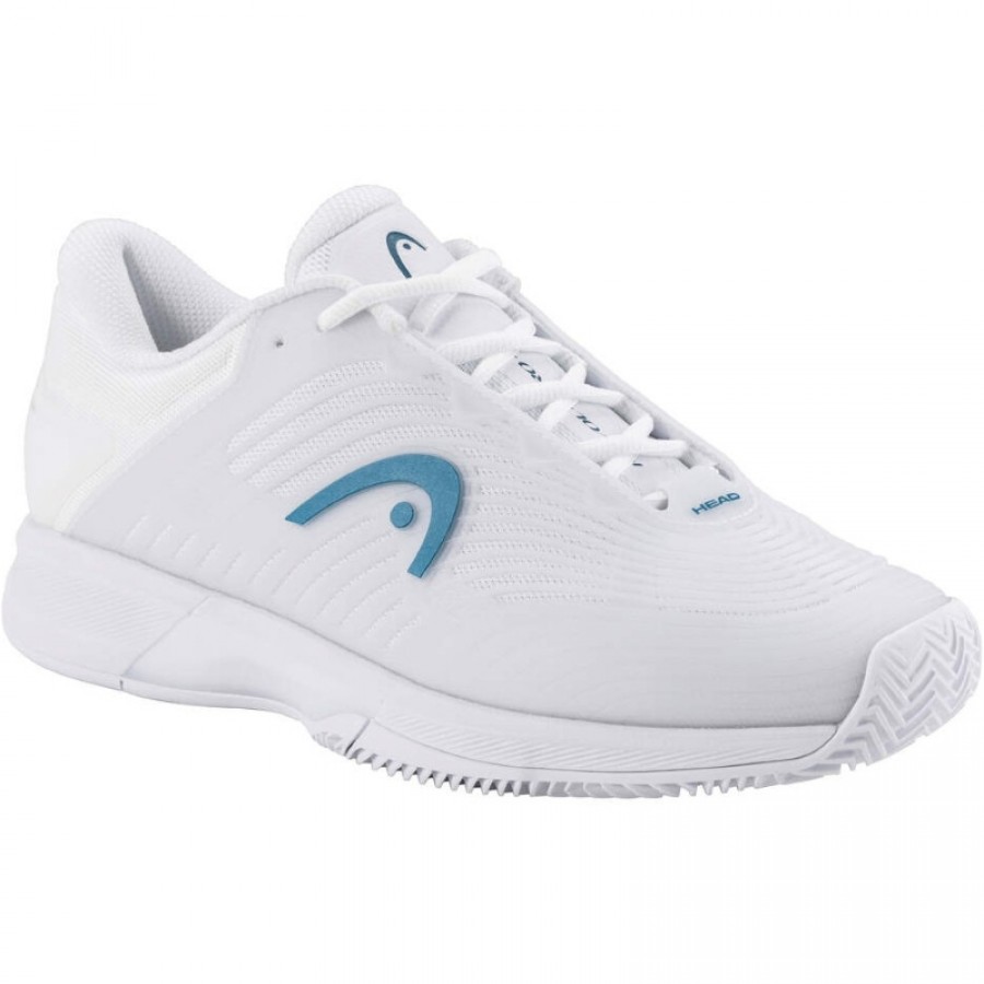Zapatillas Head Revolt Pro 4.5 Clay Blanco Azul Mujer  Oferta + Barato