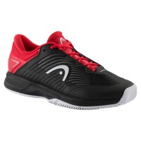 Zapatillas Head Revolt Pro 4.5 Clay Negro Rojo  Oferta + Barato