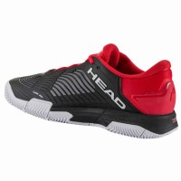 Zapatillas Head Revolt Pro 4.5 Clay Negro Rojo  Oferta + Barato
