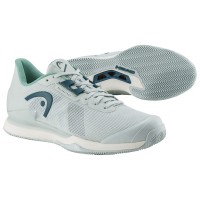 Zapatillas Head Sprint Pro 3.5 Clay Aqua Teal Mujer  Oferta + Barato