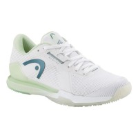 Zapatillas Head Sprint Pro 4.0 Blanco Verde Mujer  Oferta + Barato