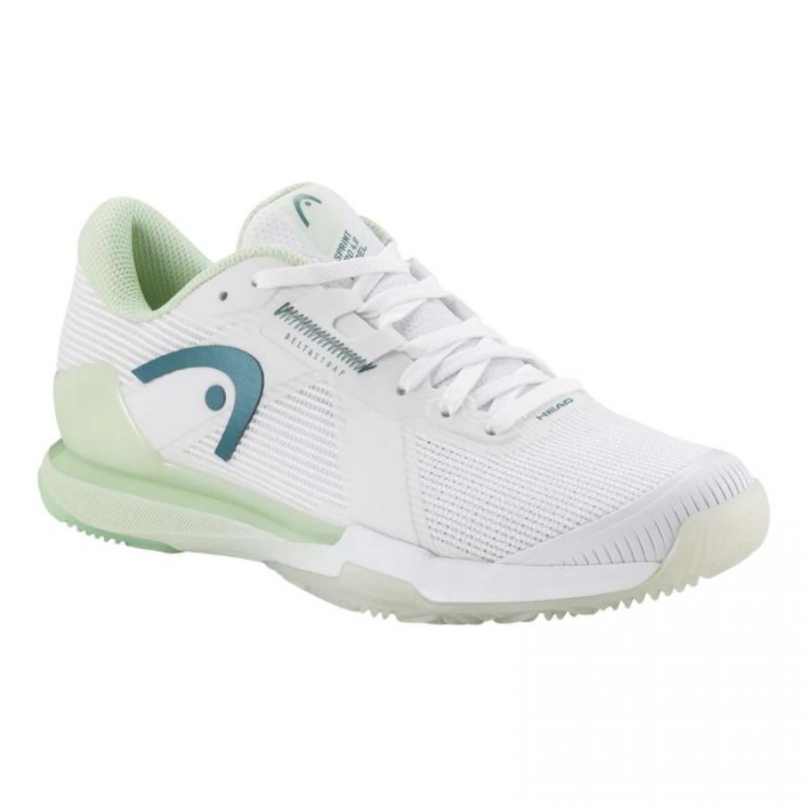 Zapatillas Head Sprint Pro 4.0 Blanco Verde Mujer  Oferta + Barato