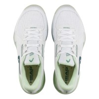 Zapatillas Head Sprint Pro 4.0 Blanco Verde Mujer  Oferta + Barato