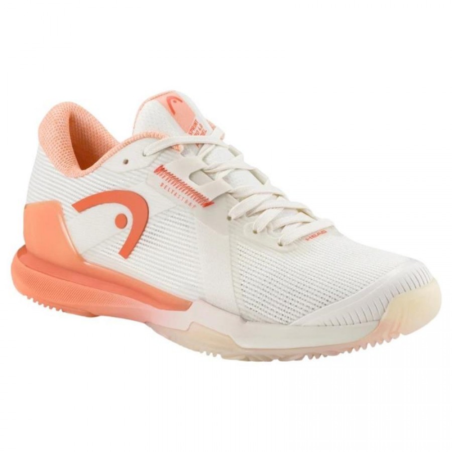 Zapatillas Head Sprint Pro 4.0 Padel Blanco Coral Mujer  Oferta + Barato