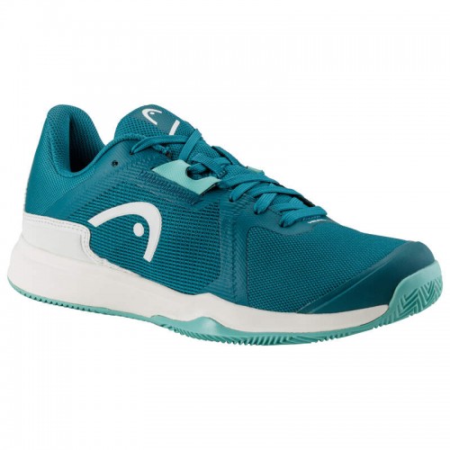 Zapatillas Head Sprint Team 3.5 Clay Azul Stone Blanco Mujer Zapatillas Head Sprint Team 3.5 Clay Azul Stone Blanco Mujer