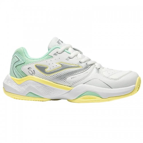 Tênis Junior Joma Master 1000 2632 Turquesa Branco
