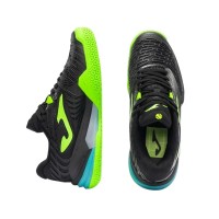 Joma Roland 2601 Black Fluorescent Yellow Sneakers