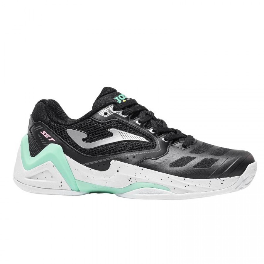Zapatillas Joma Set 2601 Negro Verde Mujer