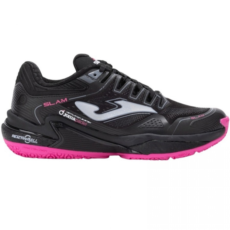 Zapatillas Joma Slam 2401 Negro Mujer  Oferta + Barato