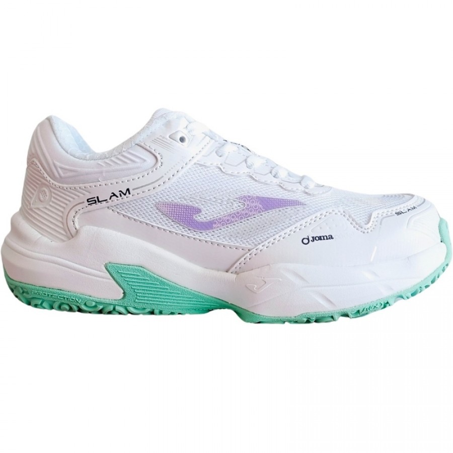 Zapatillas Joma Slam 2532 Blanco Rosa Junior  Oferta + Barato