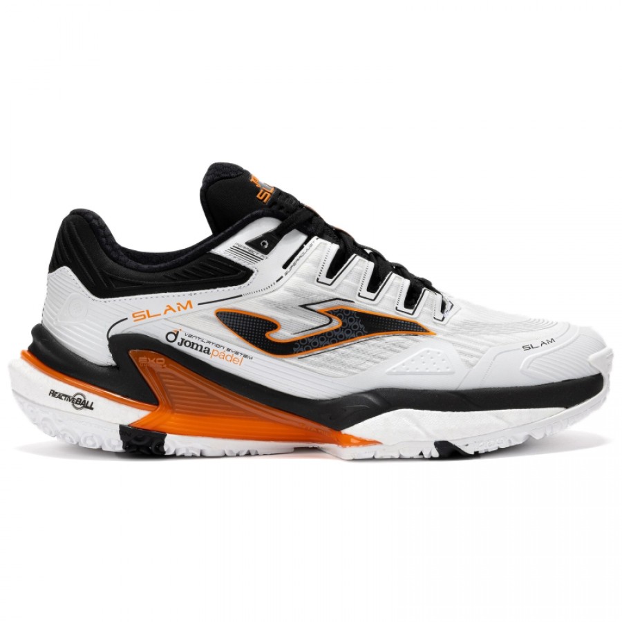 Zapatillas Joma Slam 2542 Blanco Negro  Oferta + Barato