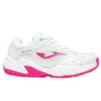 Zapatillas Joma Slam 2602 Blanco Rosa Junior