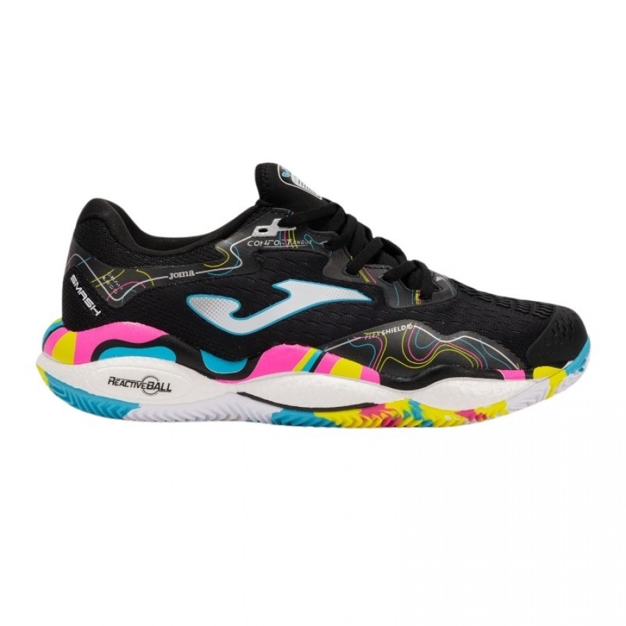 Zapatillas Joma Smash 2591 Negro Multicolor  Oferta + Barato