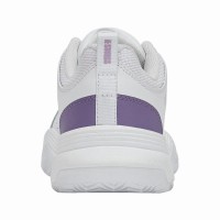 Zapatillas Kswiss Court Express 2 Clay Blanco Lavanda Mujer