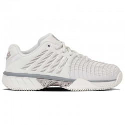 Zapatillas de Padel Kswiss Express Light 3 HB Clay Blanco Gris Mujer