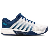 Zapatillas Kswiss Express Light Pickleball Blanco Azul Oscuro Cian  Oferta + Barato