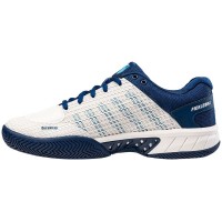 Zapatillas Kswiss Express Light Pickleball Blanco Azul Oscuro Cian  Oferta + Barato