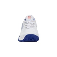 Baskets Kswiss Hypercourt Expres 2 HB Blanc Bleu  Offre - Pas cher